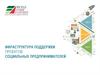 Ифраструктура поддержки проектов социальных предпринимателей