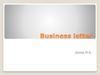 Business letter