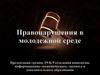 Правонарушения в молодежной среде Презентация группы 19-Б-9 отделения кинологии, информационно-экономического образования