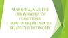 Marginals as the derivatives of functions. How entrepreneurs shape the economy