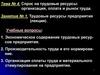 Спрос на трудовые ресурсы: организация, оплата и рынок труда.Тема № 4