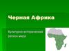 Черная Африка. Культурно-исторический регион мира