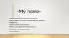 My home pictures with words