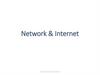 Network & internet