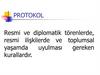 Protokol. Görgü kurallari