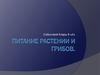Питание растений и грибов