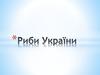 Риби України