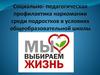 Работа социального педагога по профилактике ПАВ в условиях общеобразовательной школы