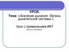 Значение дыхания. Органы дыхательной системы