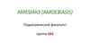 Амебиаз (amoebiasis). Этиология. Эпидемилогия