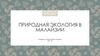 Природная экология в Малайзии