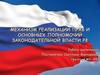 Механизм реализации прав и основных полномочий законодательной власти в РФ