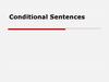 Conditional Sentences