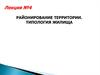 Районирование территории. Типология жилища