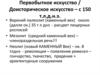 Первобытное искусство / Доисторическое искусство – с 150 т.л.д.н.э