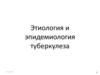 Этиология и эпидемиология туберкулеза