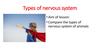 Types of nervous system