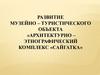 Развитие музейно-туристического объекта «Архитектурно-этнографический комплекс «Сайгатка»