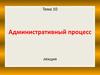 Административный процесс