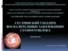 Сестринский уход при воспалительных заболеваниях глазного яблока. Лекция 6