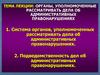 Органы, уполномоченные рассматривать дела об административных правонарушениях