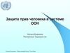 Защита прав человека в системе ООН