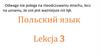 Польский язык. (Лекция 3)