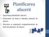 Planificarea afacerii