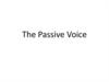 The Passive Voice