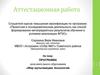 Аттестационная работа. Программа дополнительного образования «Мир мультимедиа технологий»