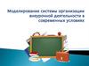 Моделирование системы организации внеурочной деятельности в современных условиях