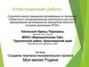 Аттестационная работа. Создание творческо-познавательного проекта - Моя малая Родина