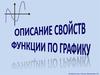 Описание свойств функции по графику. 8 класс