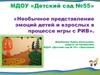 Необычное представление эмоций детей и взрослых в процессе игры с РИВ
