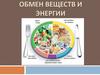 Обмен веществ и энергии