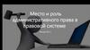 Место и роль административного права в правовой системе. Лекция № 3