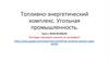 Топливно-энергетический комплекс. Угольная промышленность