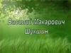Жизнь и творчество В.М.Шукшина