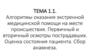 Алгоритмы оказания экстренной медицинской помощи на месте происшествия. Первичный и вторичный осмотры пострадавших
