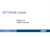 SFT.CM.06 Oracle. Oracle 11g RDBMS introduction