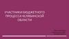 Участники бюджетного процесса Челябинской области