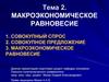 Макроэкономическое равновесие