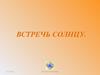 Встречь солнцу