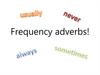 Frequency adverbs!