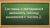 Таблица умножения числа 2 и на число 2