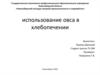 Использование овса в хлебопечении
