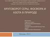 Круговорот серы, фосфора и азота в природе
