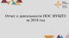 Отчет о деятельности ПОС ИУБПЭ за 2018 год