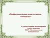 Профессиональные педагогические сообщества