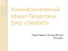 Химически опасный объект Татарстана. ОАО «ТАНЕКО»